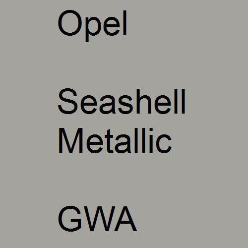 Opel, Seashell Metallic, GWA.